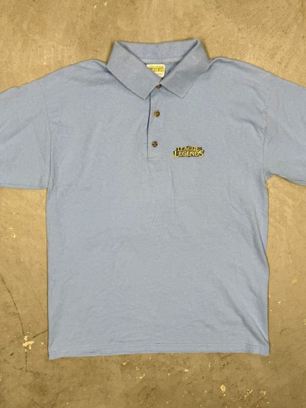 Vintage League of Legends 2009 Polo Shirt Promo Cotton Short Sleeve Medium